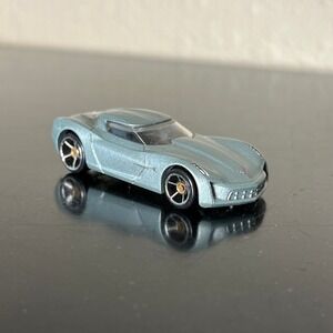 Hot Wheels 2009 Corvette Stingray Concept Kids 1:64 Blue Diecast Toy